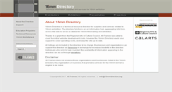 Desktop Screenshot of 16mmdirectory.org