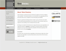 Tablet Screenshot of 16mmdirectory.org